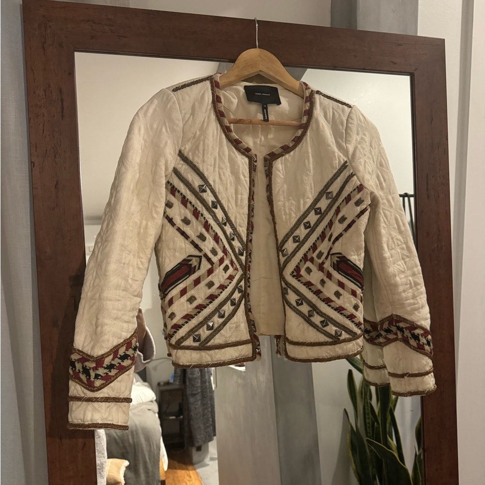 Isabel Marant Cropped Embellished Jacket